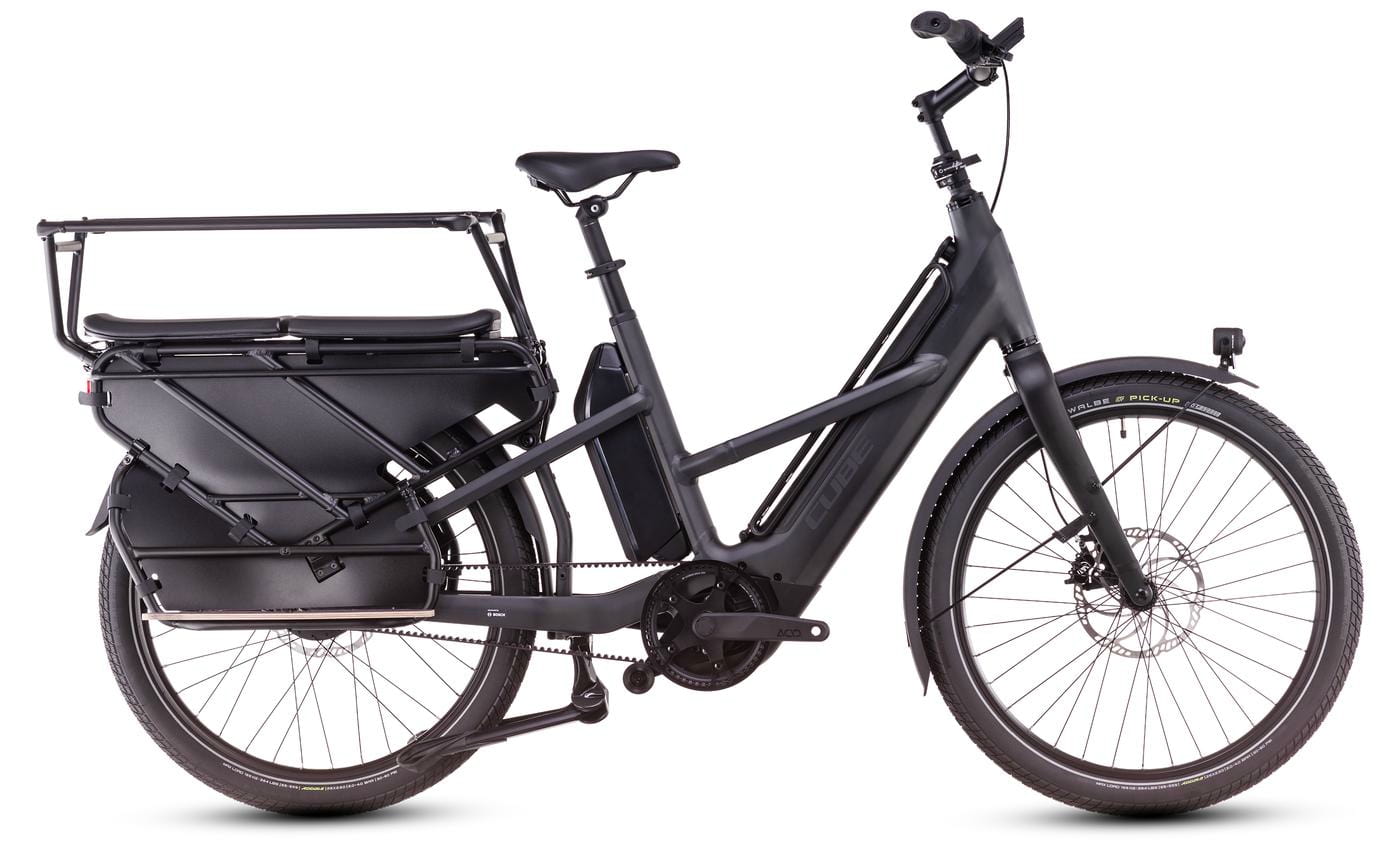 Cube Longtail Hybrid Family 725 - 26 Zoll 725Wh Enviolo Trapez - grey´n´reflex