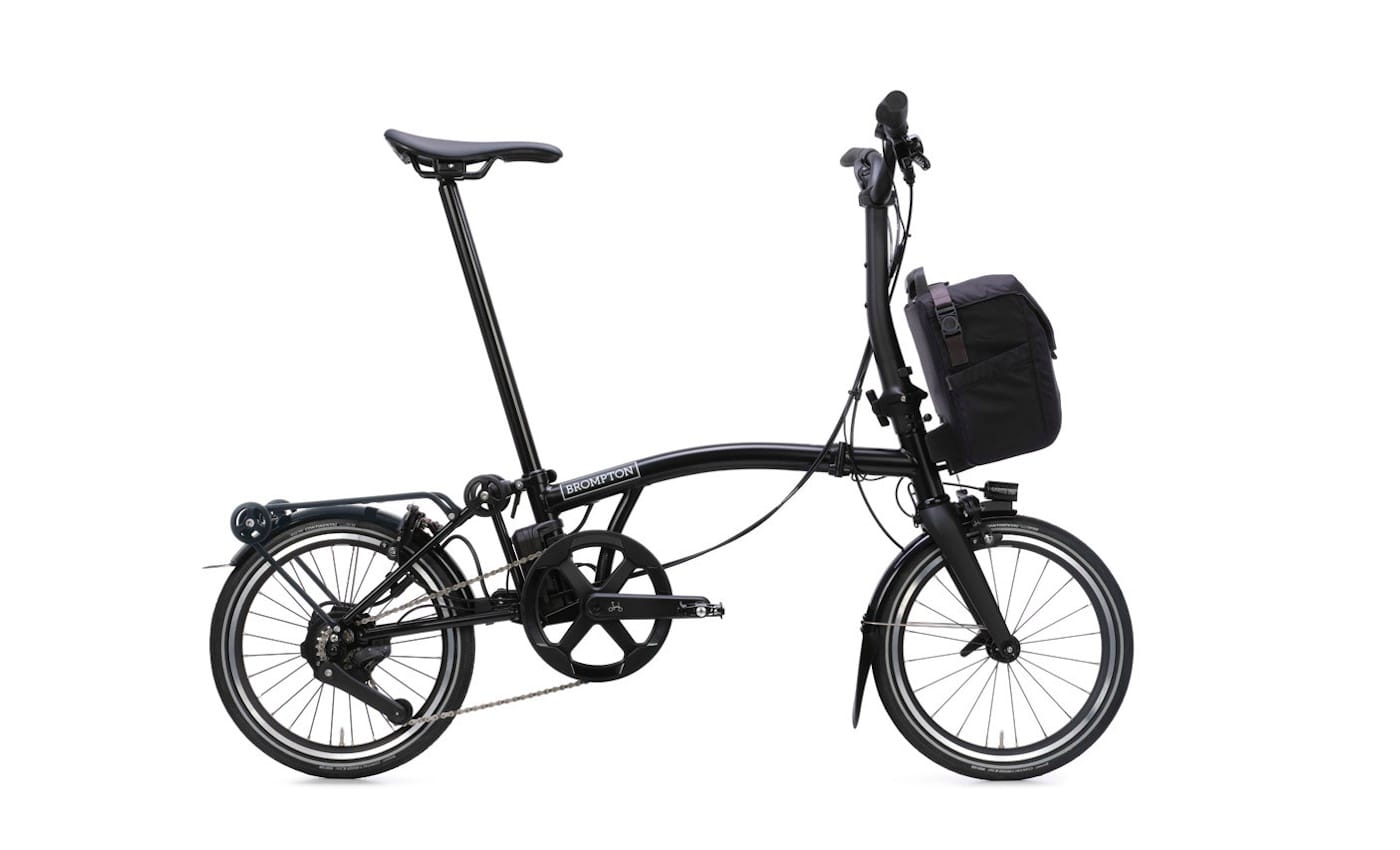 Brompton P Line Electric - Typ H - 16 Zoll 345Wh 4K Faltrad - Matt Black