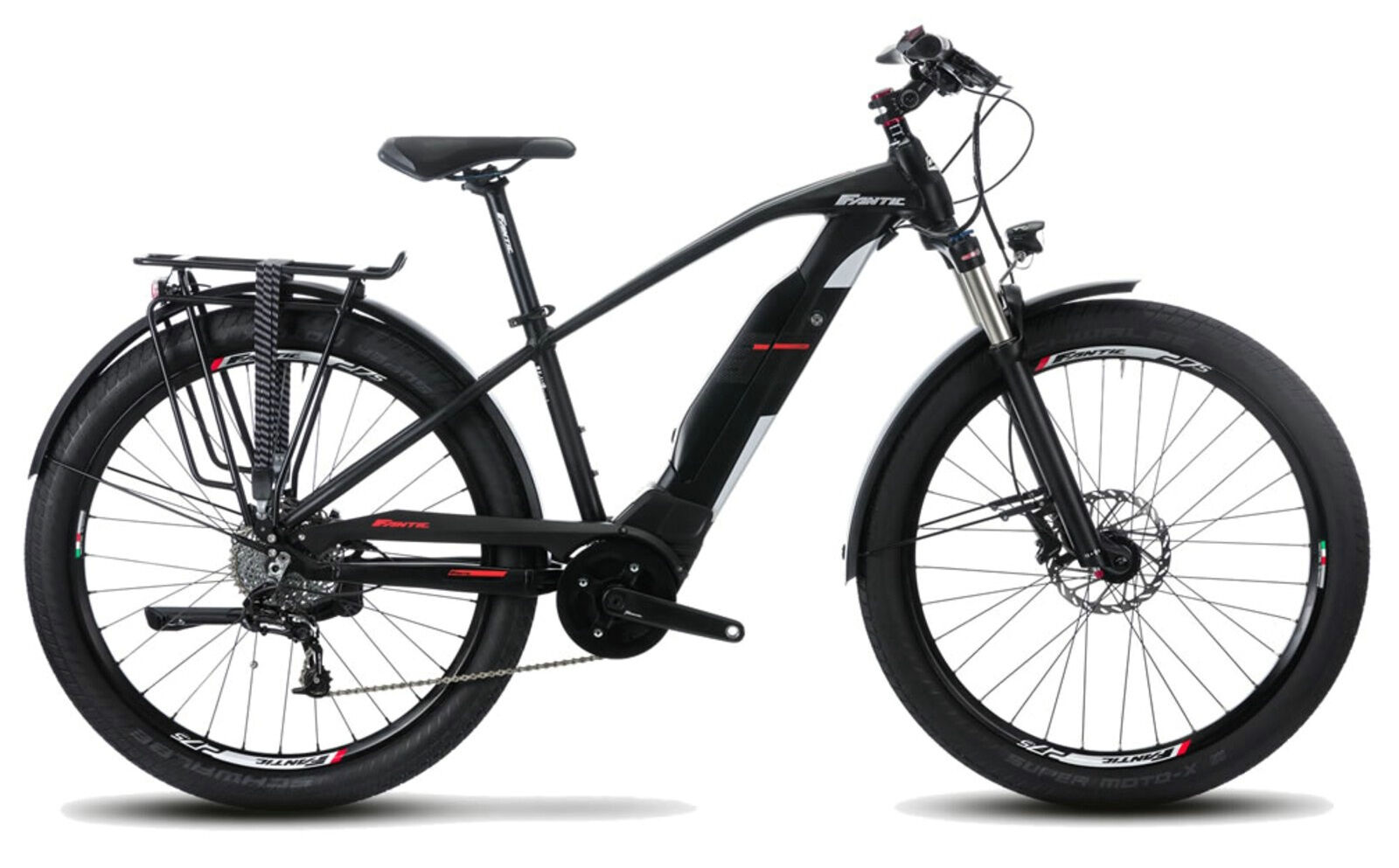 Fantic SEVEN DAYS LIVING URBAN B Black 28" 630 Wh Diamant