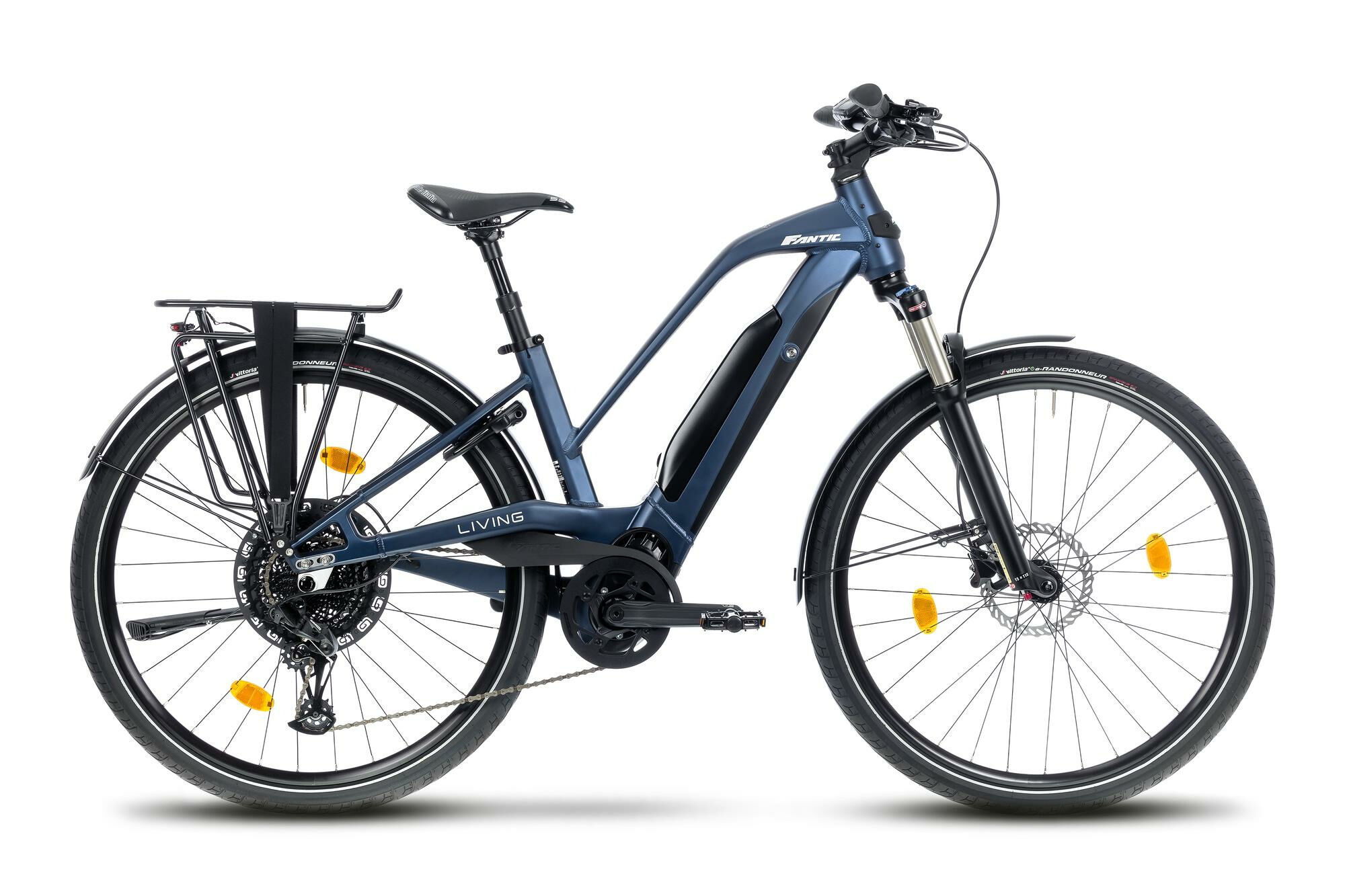 Fantic LIVING EASY Y Blue 28" 630 Wh Trapez