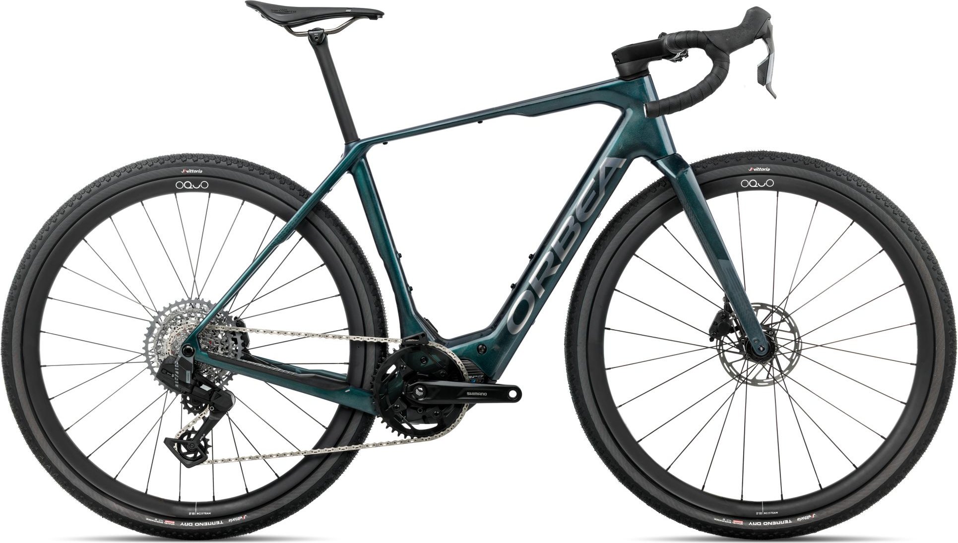 Orbea Denna M31e - 2026 - Escape Green Gloss - Foggy Matt | M