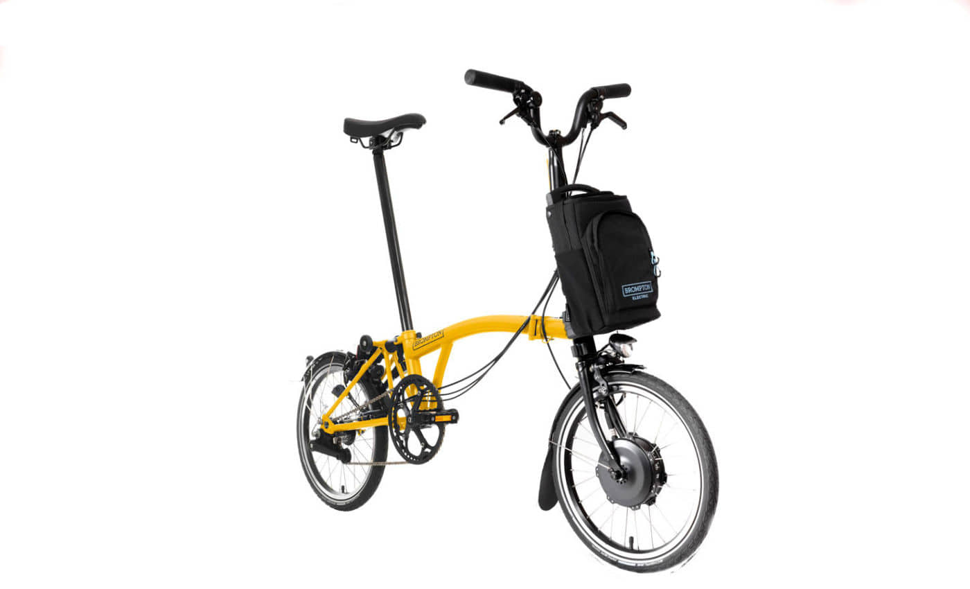 Brompton C-Line Electric Urban - Typ H - 16 Zoll 300Wh 4K Faltrad - Bumblebee Yellow
