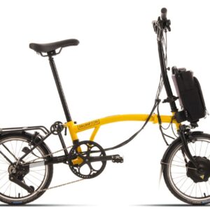 Brompton C-Line Electric Explore - Typ H - 16 Zoll 300Wh 12K Faltrad - Bumblebee Yellow
