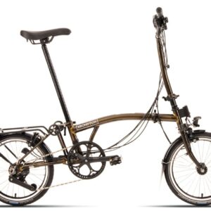 Brompton C-Line Explore - Typ H - 16 Zoll 12K Faltrad - Gloss Black Lacquer