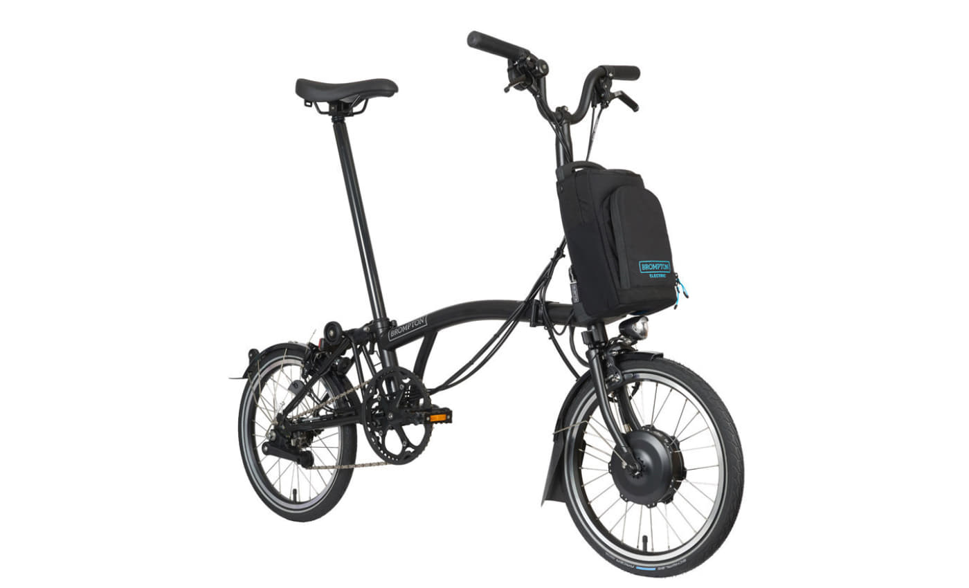 Brompton C-Line Electric Explore - Typ M - 16 Zoll 300Wh 6N Faltrad - Gloss Black