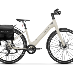 Heybike EC 1-ST - Buttrig Weiß / mit schwarzer Tasche