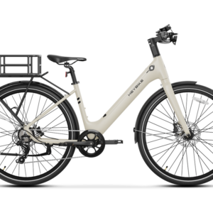 Heybike EC 1-ST - Buttrig Weiß / mit Korb