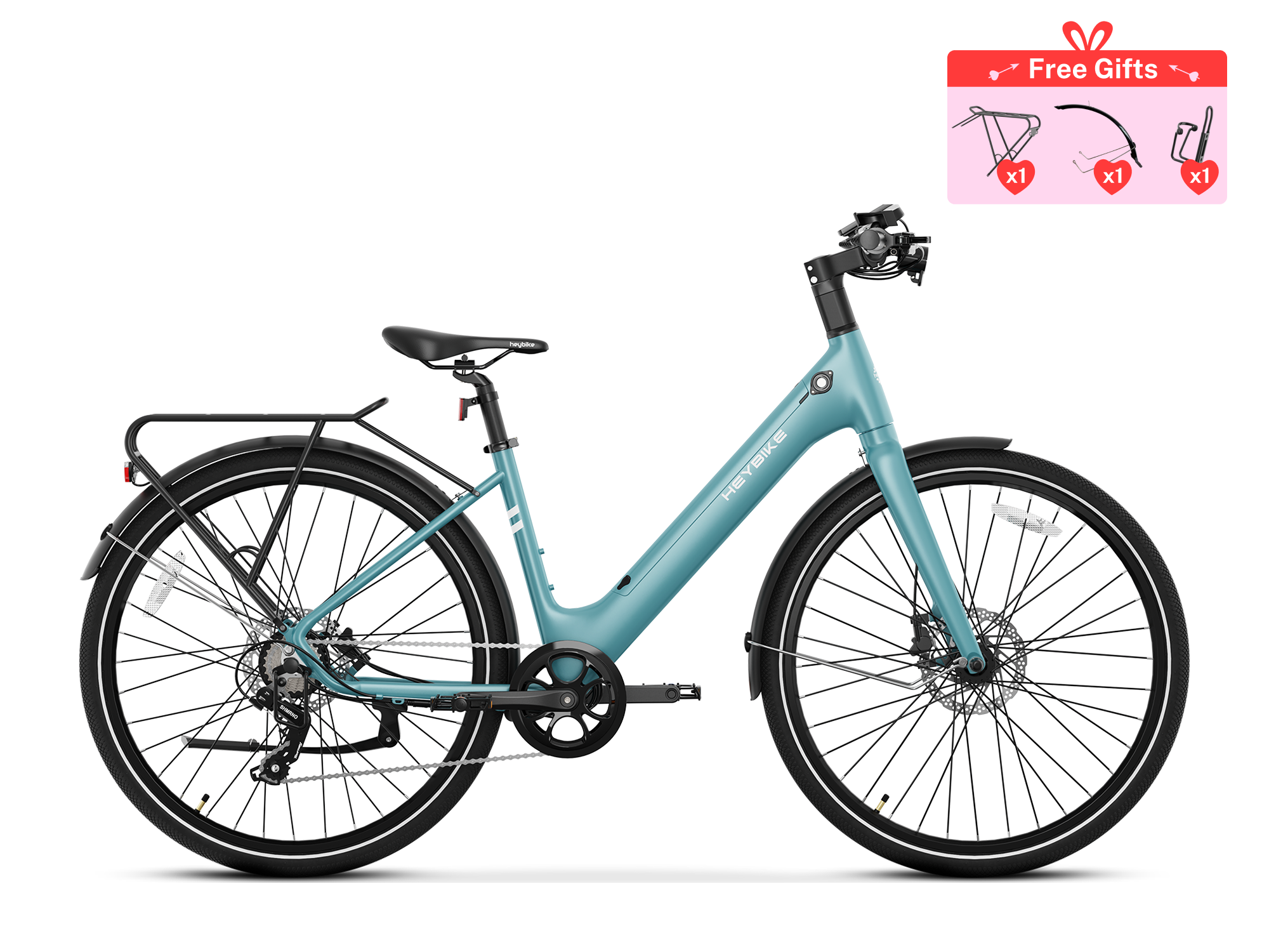 Heybike EC 1-ST - Türkisblau / standard