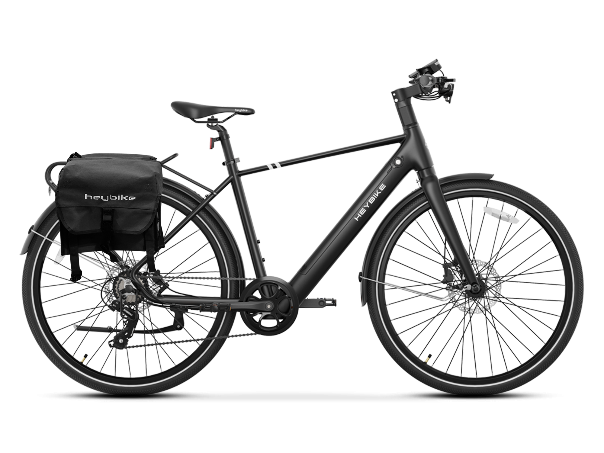 Heybike EC 1 - Schwarz / L - for 165 - 190 cm / mit schwarzer Tasche