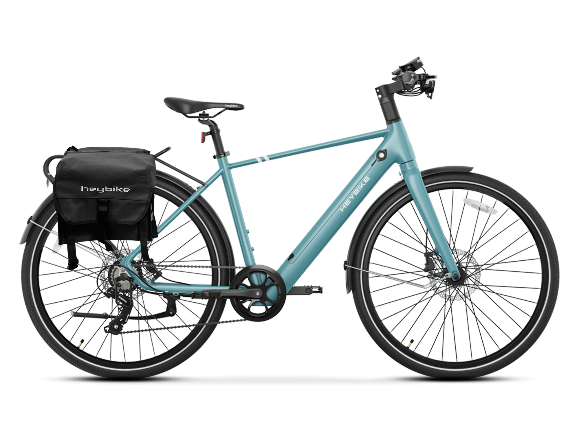 Heybike EC 1 - Türkisblau / L - for 165 - 190 cm / mit schwarzer Tasche