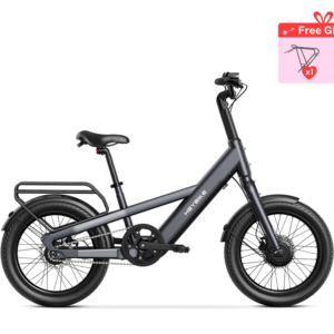 EC Compact City - Spacegrau / Mit Gepäckträger