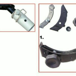 Anhängerkupplung für Blue Bird Anhänger kettenscha