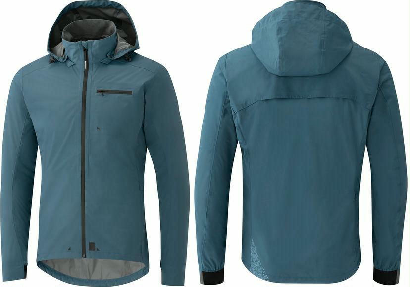 Regenjacke Shimano Transit Hardshell Jacket Herren XXXL, blau – Bild 2