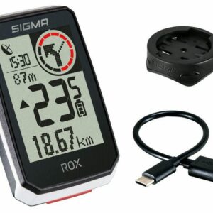 Fahrradcomputer Sigma ROX 2.0 GPS kabellos Schwarz