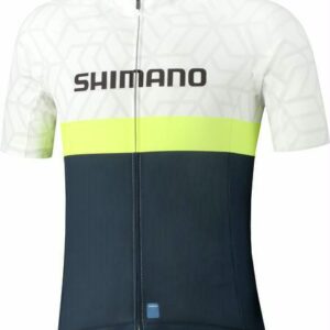 Trikot Shimano Team Jersey Herren Weiß XL
