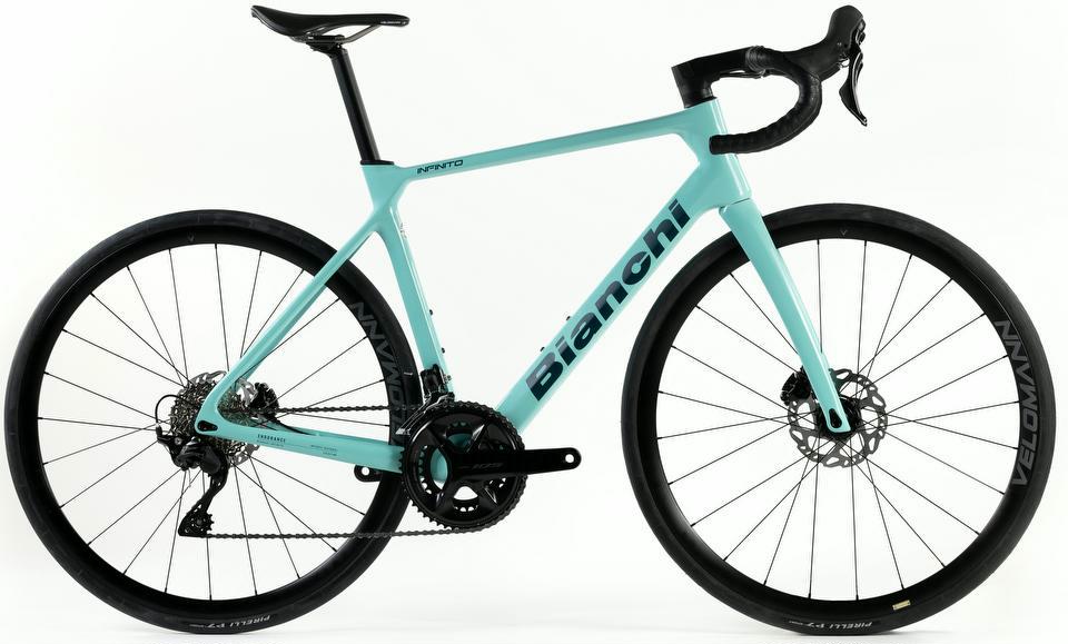 Rennrad Bianchi Infinito 105 Di2 Disc Carbon 2026 61 cm Celeste frei Haus