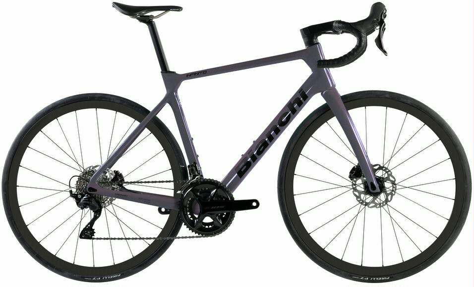 Rennrad Bianchi Infinito 105 Di2 Disc Carbon 2026 61 cm Celeste frei Haus – Bild 2