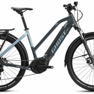 Ghost E-Teru Essential EQ Mid dark grey/metallic light blue-glossy 27,5" 500 Wh ...