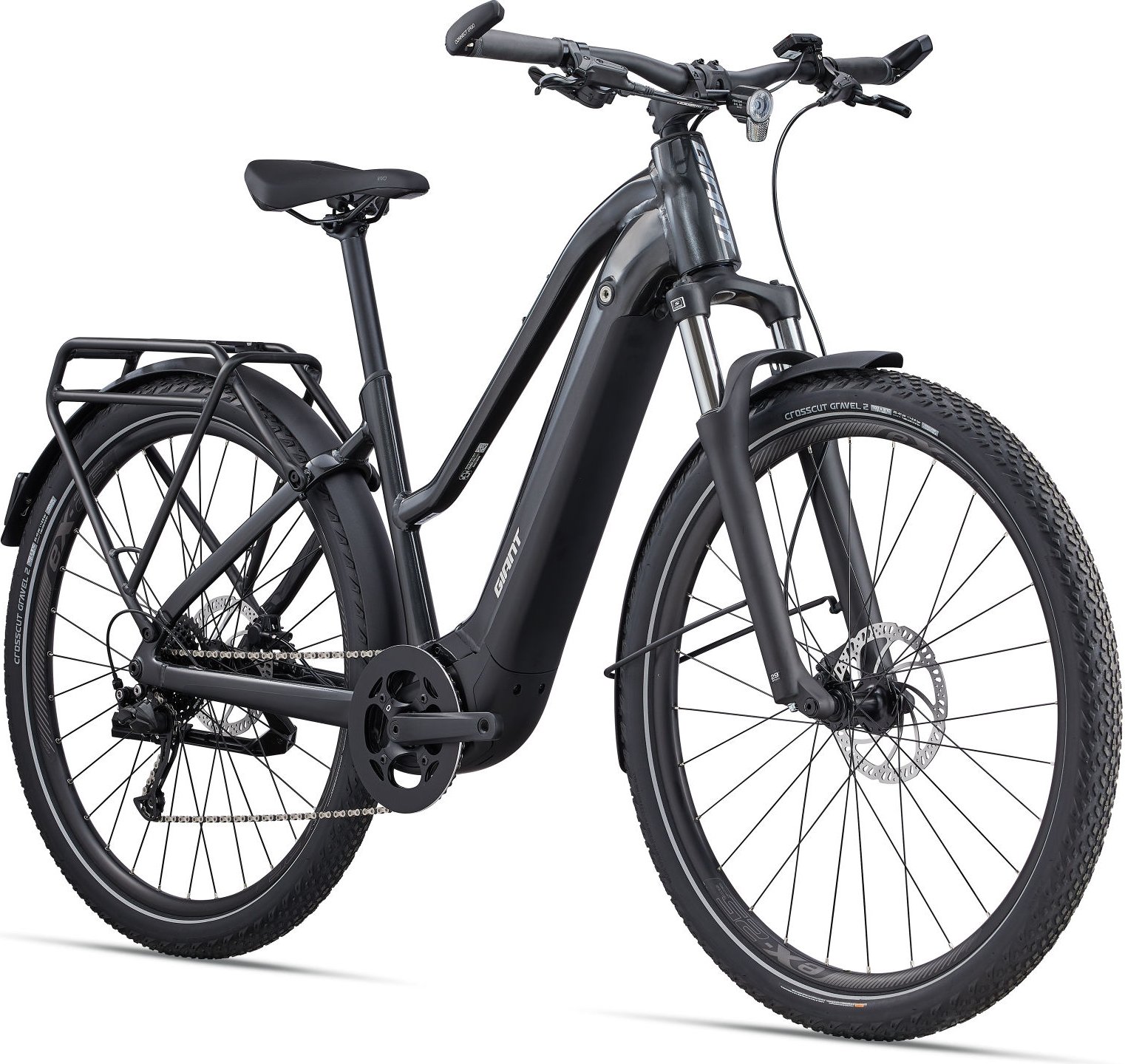 Giant Explore E+ 2 STA - 2025 - Gunmetal Black / Black Gloss-Matt | S – Bild 2