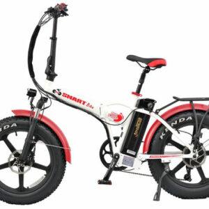 SMARTbike BigFoot 4.0 weiß-rot 20" 690 Wh Faltrahmen
