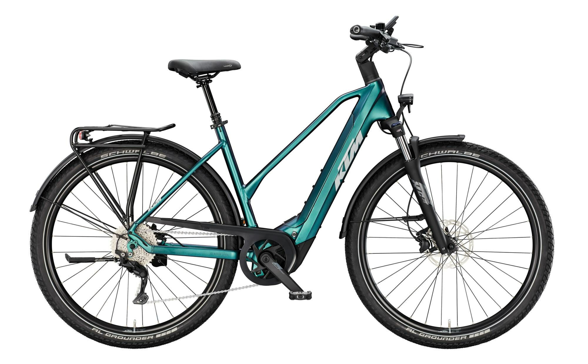 KTM MACINA GRAN 820 green purple flip matt (silver+black) 29" 800 Wh Trapez
