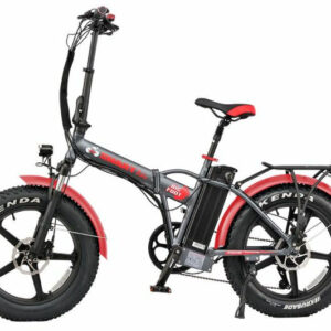 SMARTbike BigFoot 4.0 grau-rot 20" 690 Wh Faltrahmen