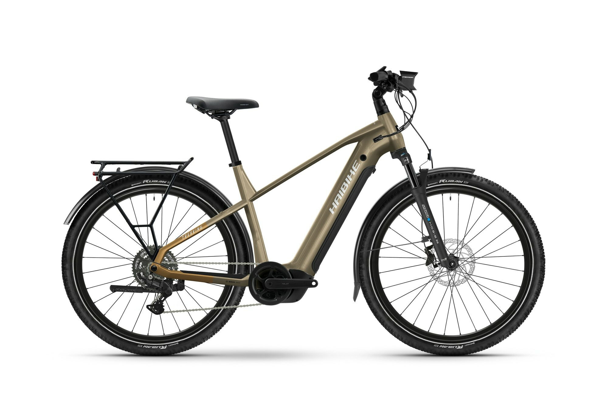 Haibike TREKKING 6.5 toffee/sand/silver glänzend 27;5" 600 Wh Diamant