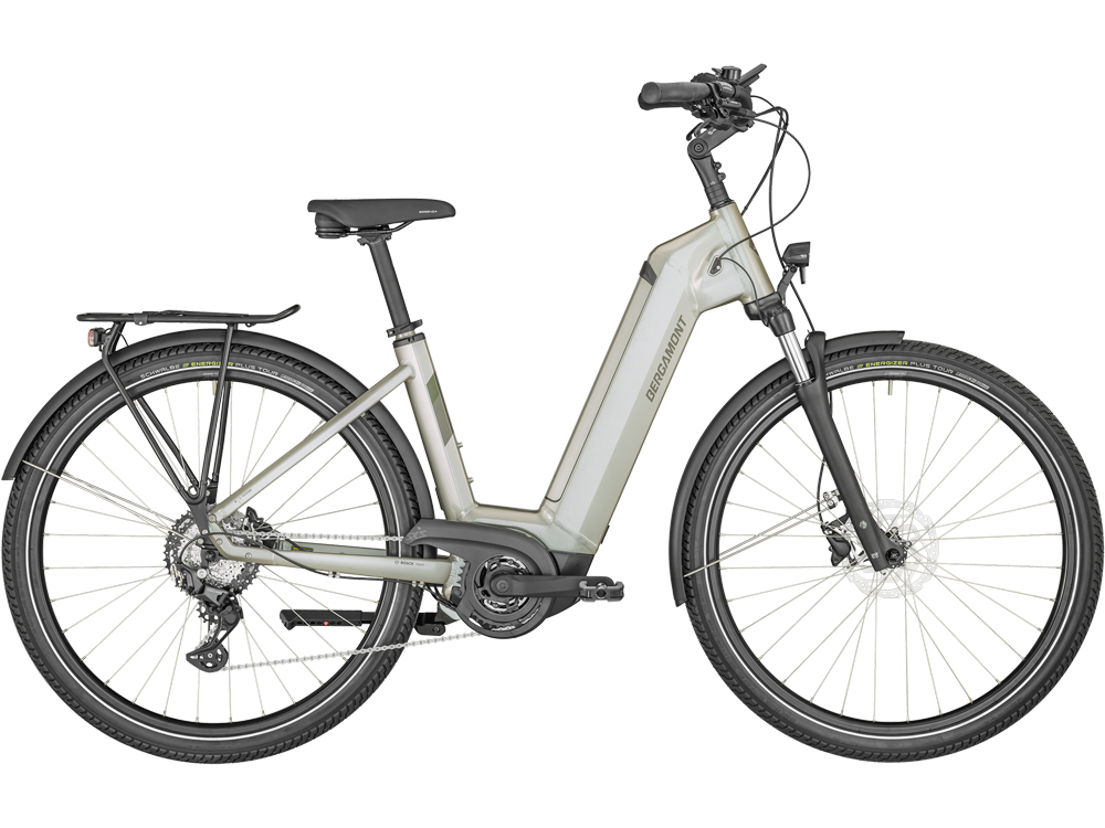 Bergamont E-Horizon Sport 6 Low | Trekking E-Bike | 28" | 625Wh Bosch CX | creme-silber Größe: 56 cm
