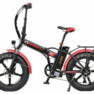 SMARTbike BigFoot 4.0 schwarz-rot 20" 690 Wh Faltrahmen