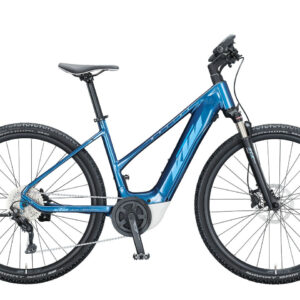 KTM MACINA CROSS P610 denim (blue white) 28" 625 Wh Trapez