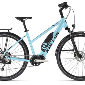Kellys E-CRISTY 10 SH Sky Blue 28" 630 Wh Trapez