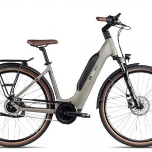 2R Manufaktur ELO 5 Wave | moosgrau matt/black/perlweiss | 46 cm | E-Cityräder