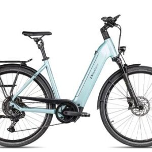 2R Manufaktur ELX 11 Wave | lichtgrün matt/silber/titan | 46 cm | E-Trekkingräder