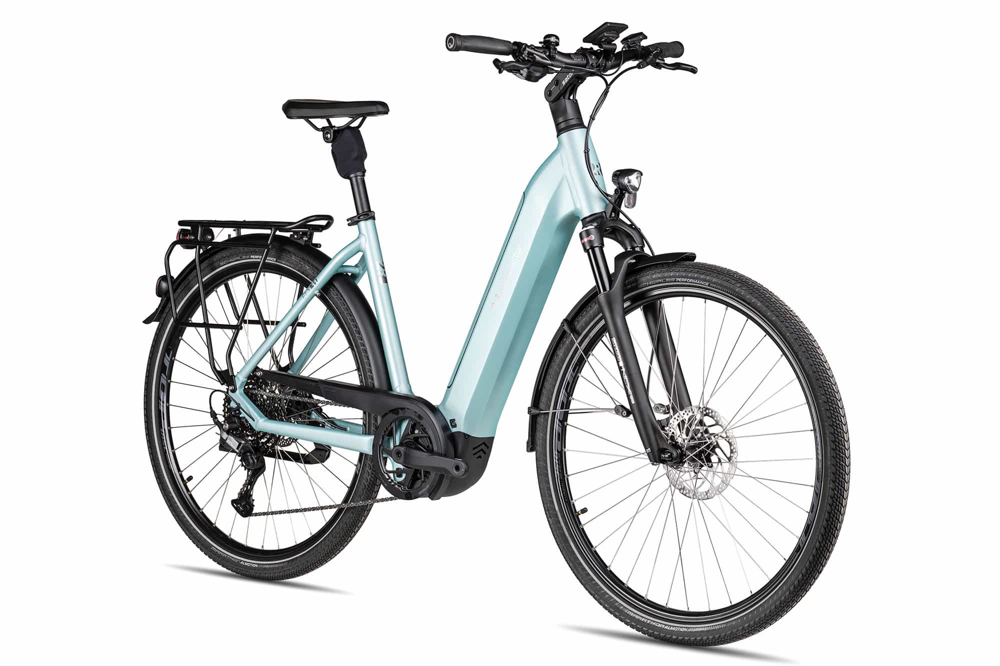 2R Manufaktur ELX 11 Wave | lichtgrün matt/silber/titan | 51 cm | E-Trekkingräder – Bild 2