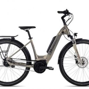 2R Manufaktur ELX 5 Wave | golden grey/red/black | 46 cm | E-Cityräder