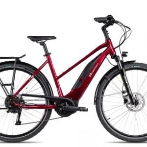 2R Manufaktur ELX 9 Trapez | parisienne red/champagne/white | 46 cm | E-Trekkingräder