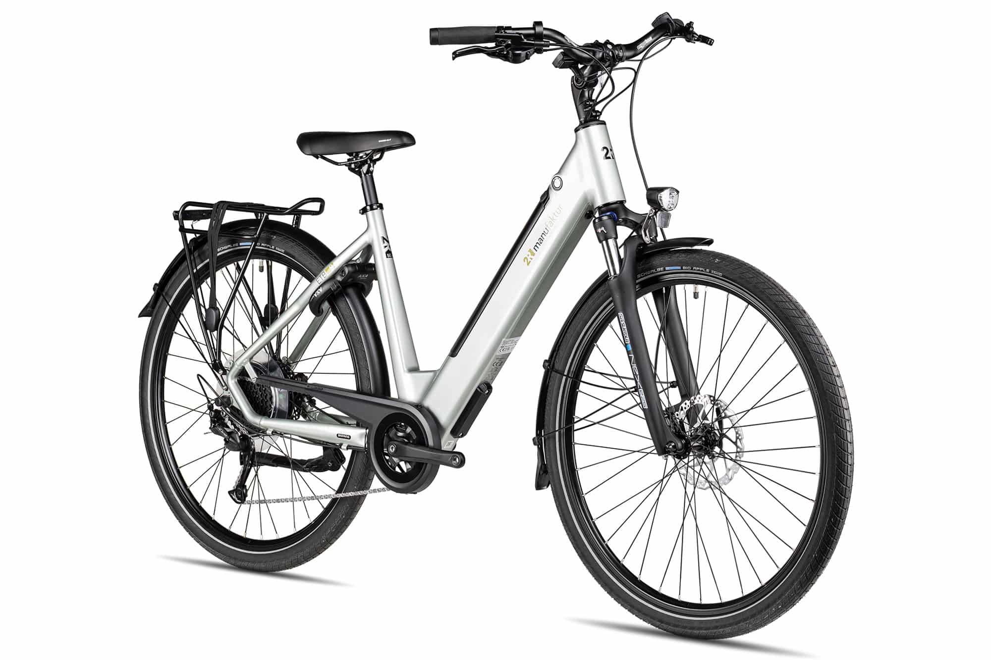 2R Manufaktur ETB 9 Wave | silver-green | 50 cm | E-Trekkingräder – Bild 2