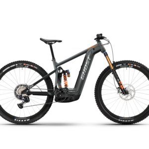 Ghost E-Riot EN Full Party | E-MTB Fully | 27,5" | 750Wh Bosch CX | grau / schwarz Größe: 42 cm