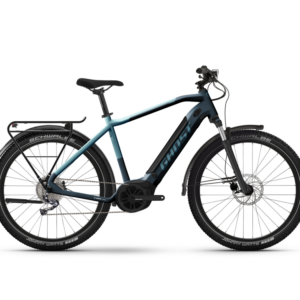 Ghost E-Teru B Essential EQ High | Trekking E-Bike | 27,5" | 500Wh Bosch | dunkelgrau / hellblau Größe: 56 cm