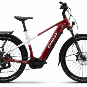 Ghost E-TERU ADVANCED EQ carbon red/chilly white-glossy 27;5" 800 Wh Diamant
