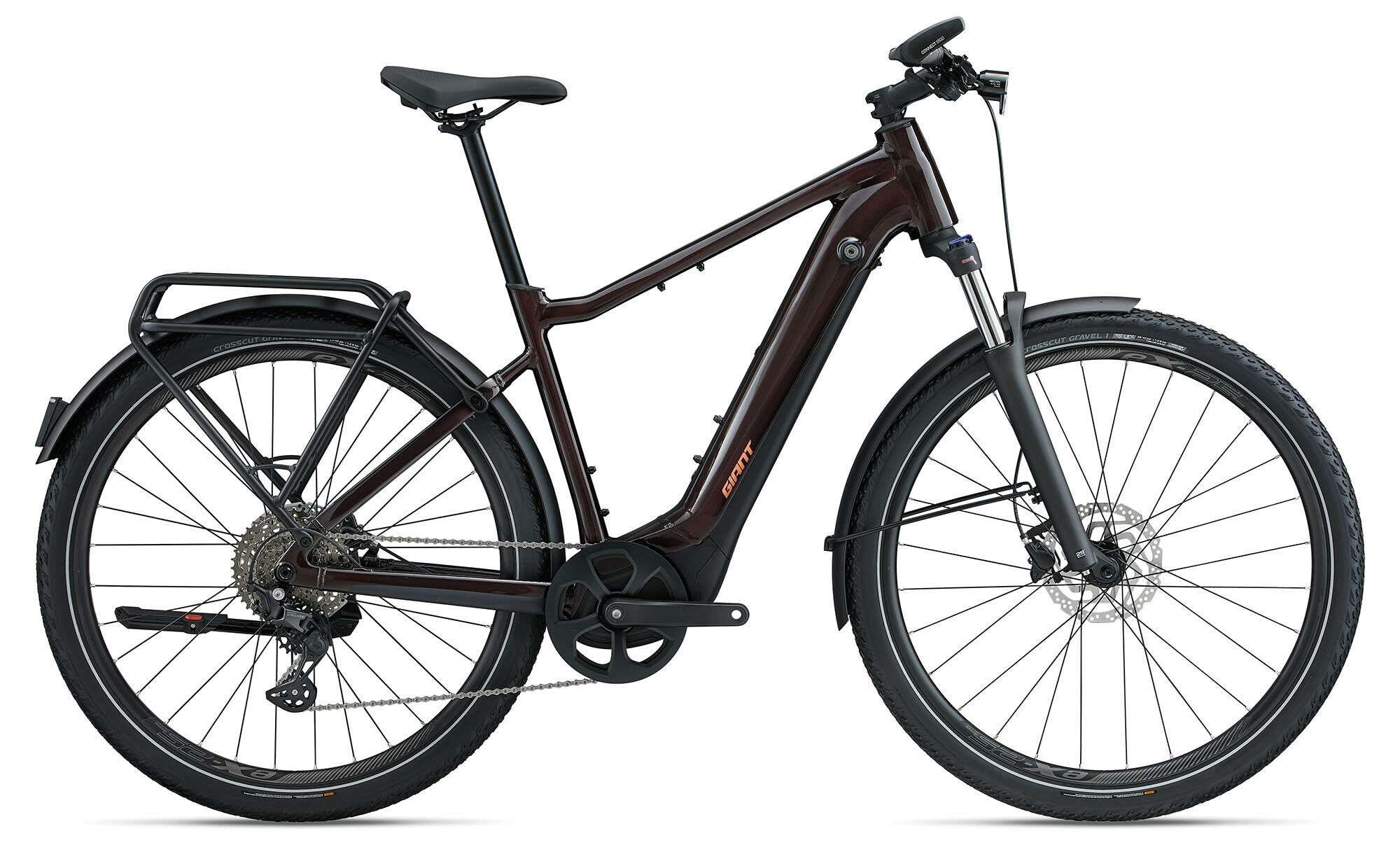 Giant EXPLORE E+ 1 GTS Cordovan/Black Gloss-Matt 28" 625 Wh Diamant