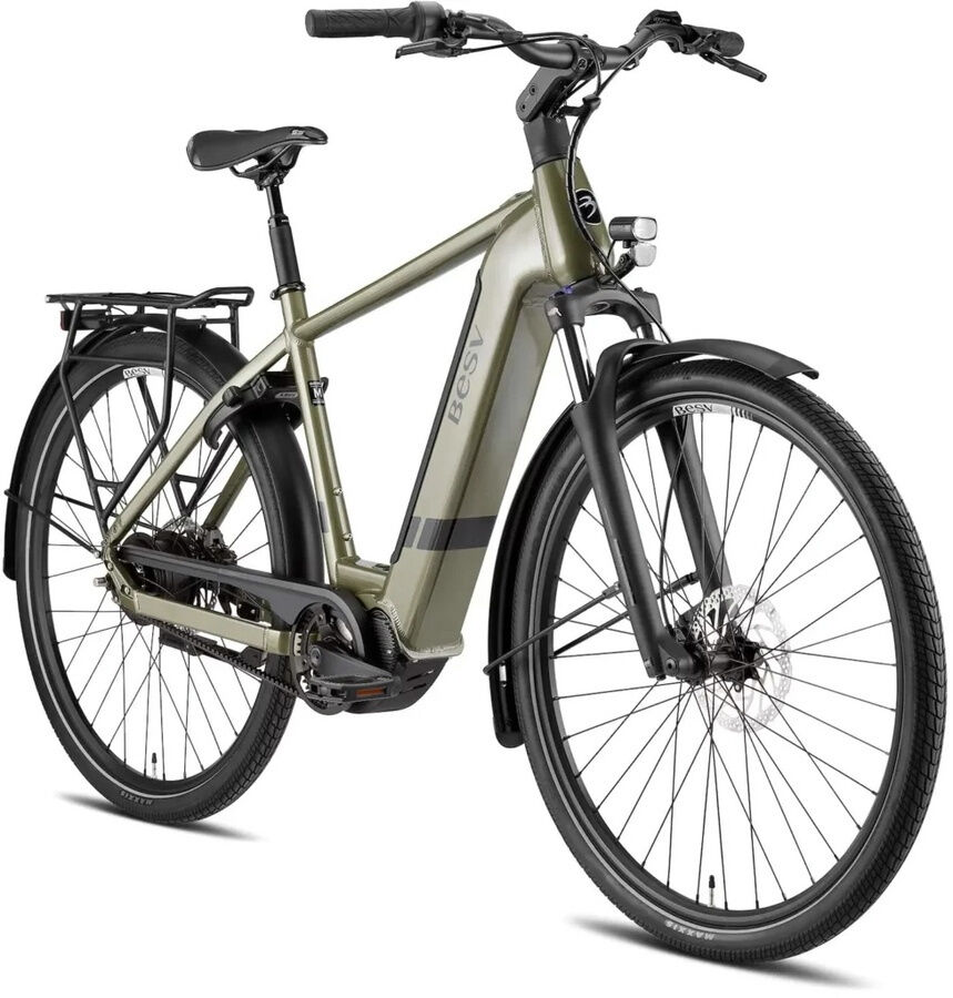 BESV CT 1.3 metallic khaki 28" 630 Wh Diamant
