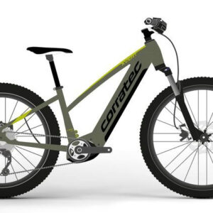 Corratec E-POWER X VERT ELITE TRAPEZ Grau-Grün/Grün 29"/27;5" 625 Wh Trapez