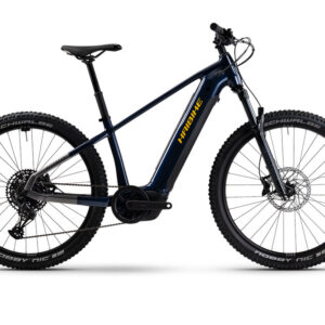 Haibike AllTrack 10 | E-Mountainbike | 27,5" | 800Wh Bosch CX | blau / titan / gelb Größe: 40 cm