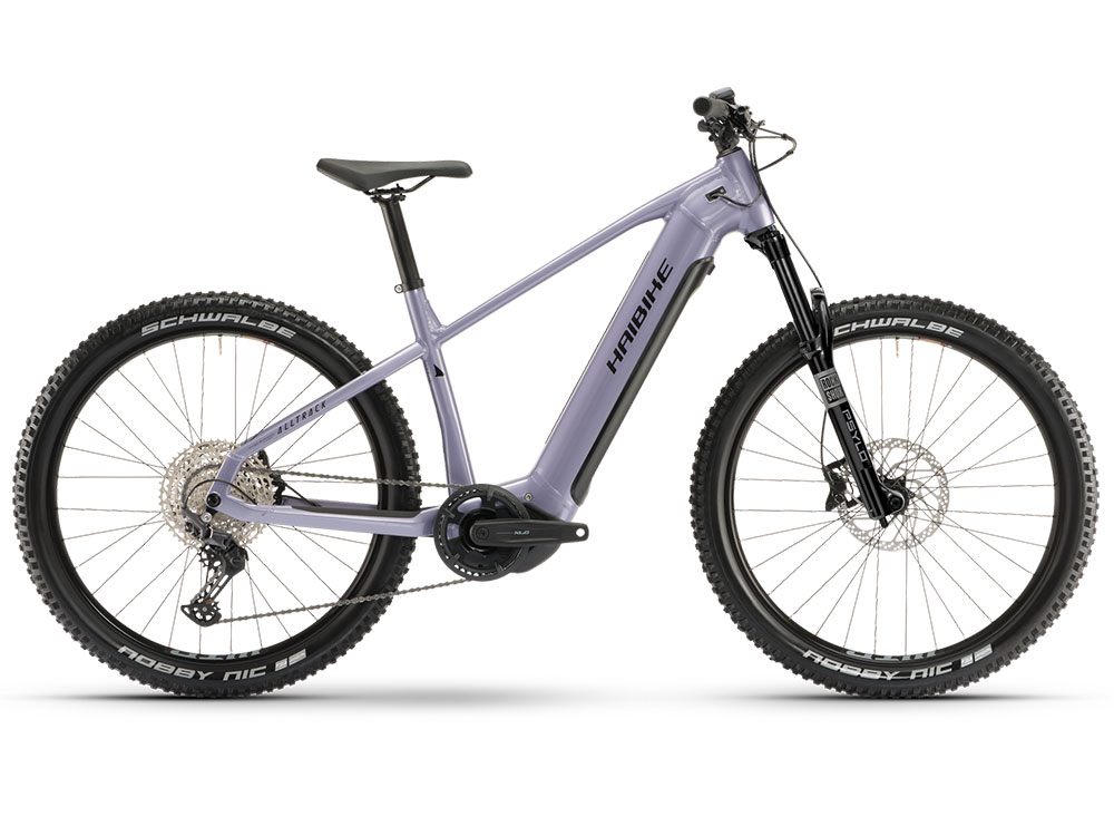Haibike AllTrack 7 | E-Mountainbike | 27,5" | 720Wh Yamaha PW-X3 | lavender /schwarz Größe: 45 cm