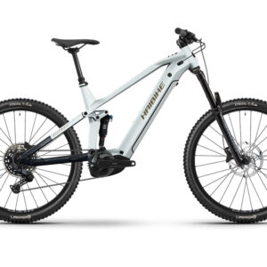 Haibike AllTrail 8 High | E-MTB Fully | 27,5" | 600Wh Bosch CX | weiß / blau / gold Größe: 40 cm