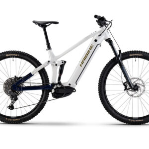 Haibike AllTrail 8 High | E-MTB Fully | 29" | 600Wh Bosch CX | weiß / blau / gold Größe: 49 cm