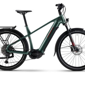 Winora Trekking 5 High | Trekking E-Bike | 27,5" | 720Wh Yamaha PW-S2 | olive / rot Größe: 60 cm