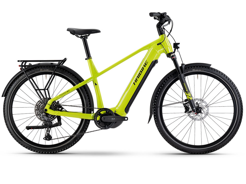 Haibike Trekking 5 High | Trekking E-Bike | 27,5" | 720Wh Yamaha PW-S2 | lime / schwarz Größe: 40 cm