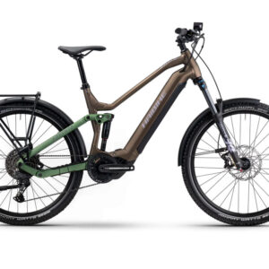 Haibike Adventr 8 Mid E-MTB Fully (27.5" | 720Wh | dark cognac / dark metallic olive) Größe: 47 cm